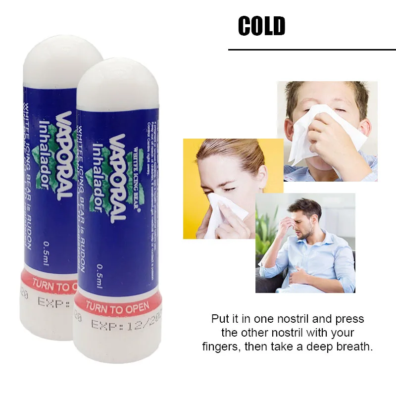 3PCS Nasal Inhaler Thailand Hot Summer Use for Nasal Inhaler