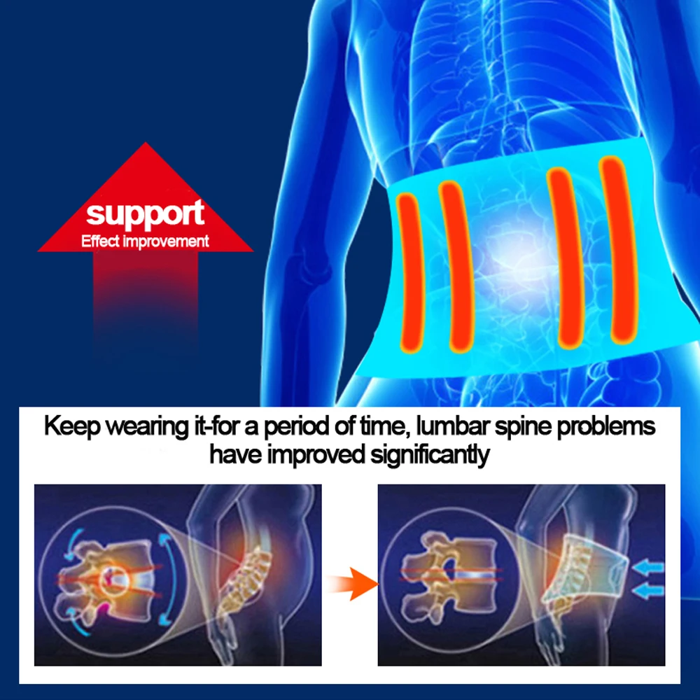 Heavy-Duty Back Brace for Men & Women Lower Back Support for Lifting Pain Relief and Posture Correction Ideal Work 1PC