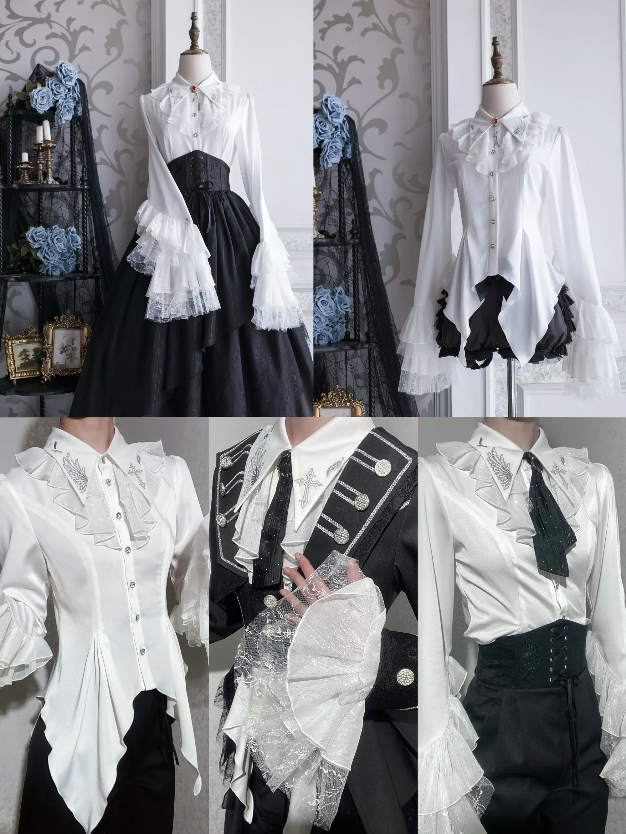 - Raven Crown &middot; Gothic Classic West Fantasy Army LO Knight Suit Long Skirt Pants Set by SilentMars Pre-order 3 months