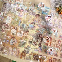 Journamm 60mm*2m Scrapbooking Girls Tape Sticker Character Tape Decorative Collage Journaling DIY Scrapbooking Stationery 2