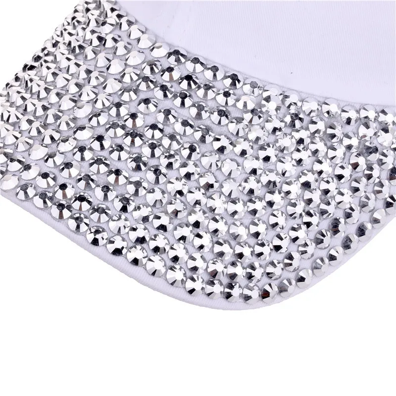 Customized Logo Rhinestones Luxury Baseball Cap Fashion Snapback Caps Men Diamond Cap Girls Hip Hop Hat 4