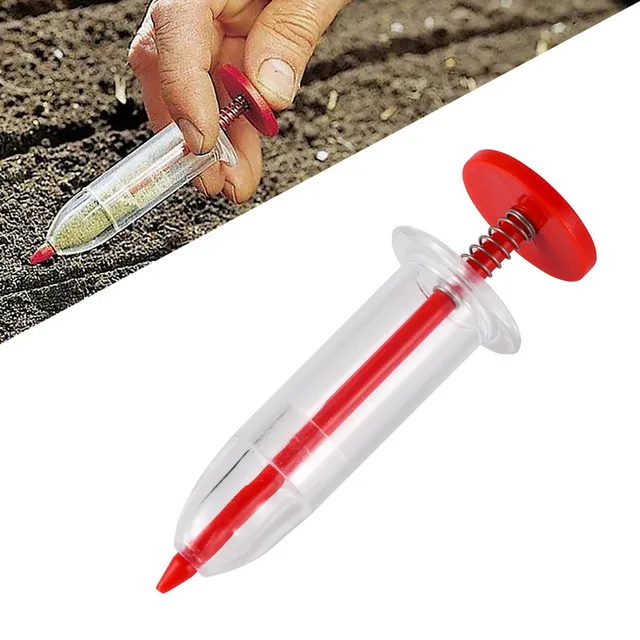 Fecskendő Vetőmag Mini Vetés Adagoló Kézikönyv Vetőgép Precíziós Megtermékenyítő Ültetvényes Virágágy Kertész - Image 3