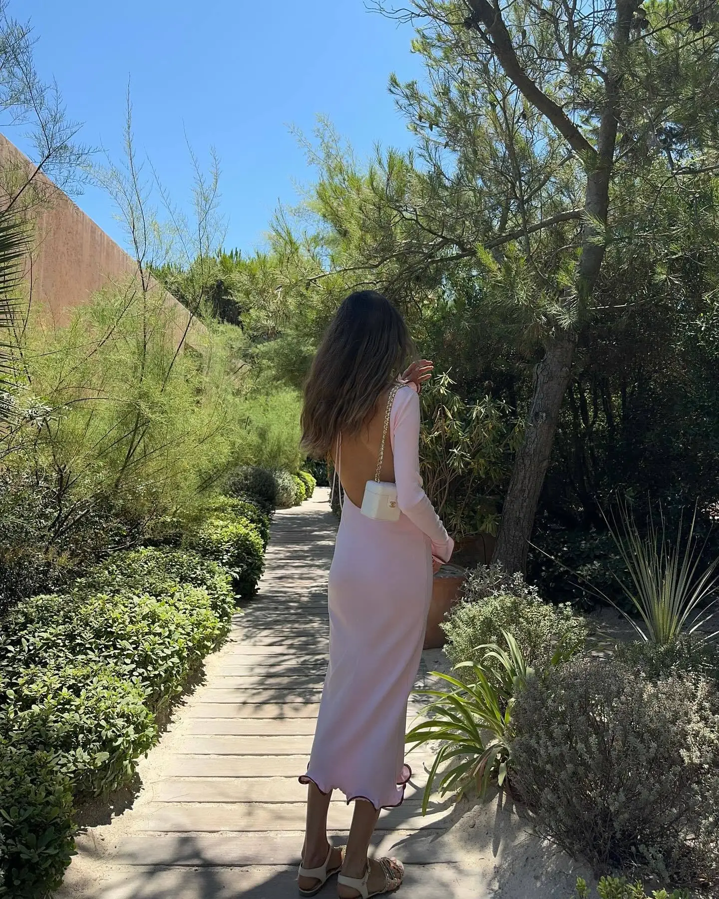 Knit Sweater Ruffled Long Dress Women Backless Fashion Ribbed Long Sleeve Elegant Party Dress Female Knitwear Autumn Dress