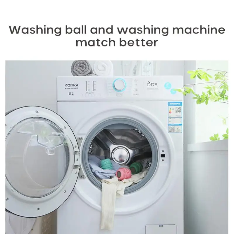 1pcs Pet Hair Removal Laundry Ball Grabbing Lint Fluff Cleaning Remover