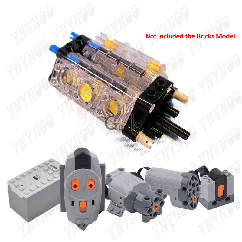 NEW Electronics Power Functions RC Motors Set fit for Ford GT