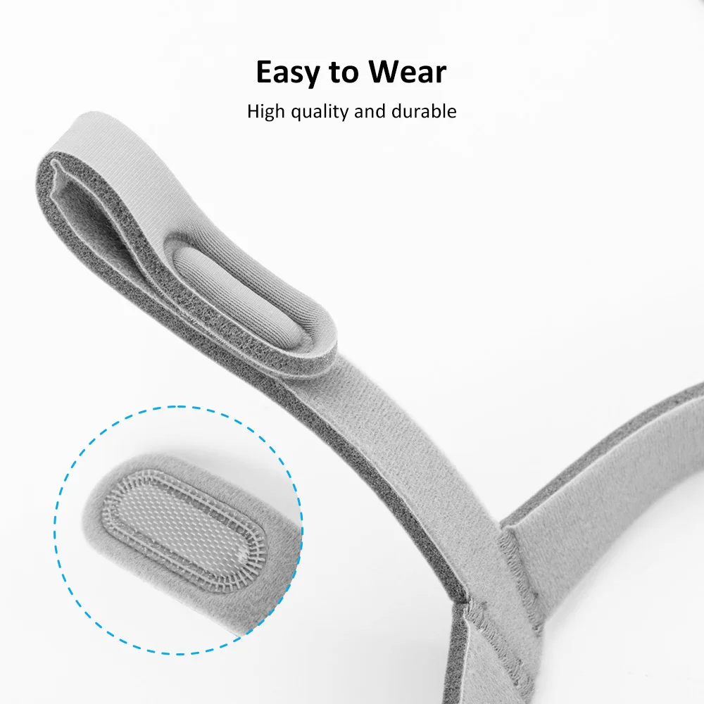 Verstellbarer Weicher Kopfgurt für AirFit F20/F30/F30i/F40 Vollgesichts-CPAP-Maske Ersatz-Kopfgurt für Komfortablen und Sicheren Sitz – Detail 8