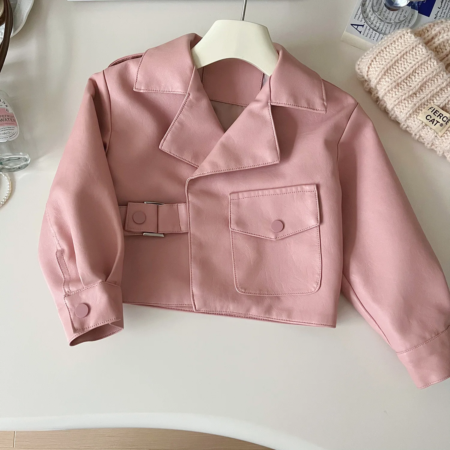 Girls Jacket Side View Showing Fit
