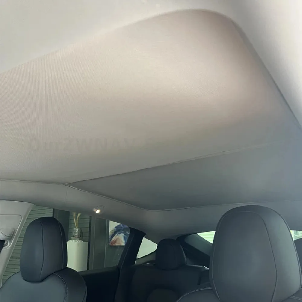 For Tesla Model 3/Y Retractable Sunshade Sunroof Cover Roof