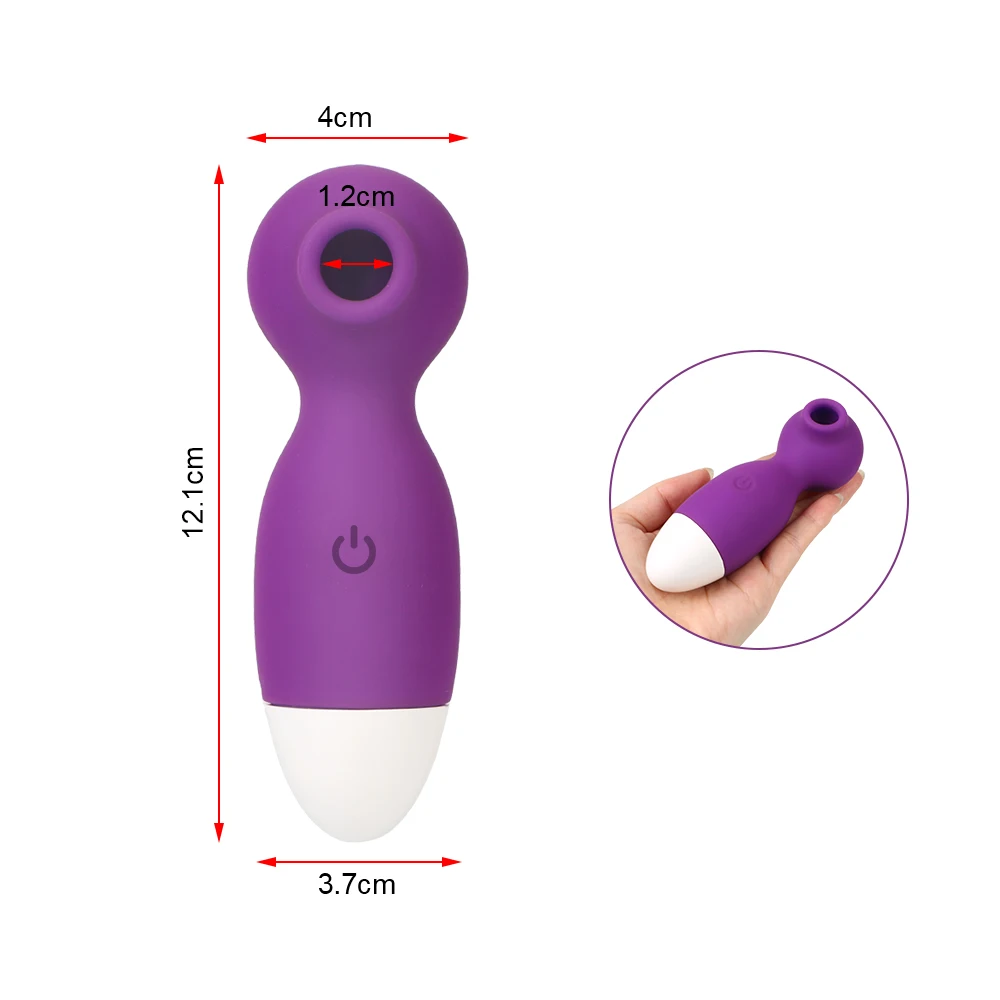 Clitoral Sucker Vibrator 7 Modes Rechargeable Sex Stimulator_voghion.com