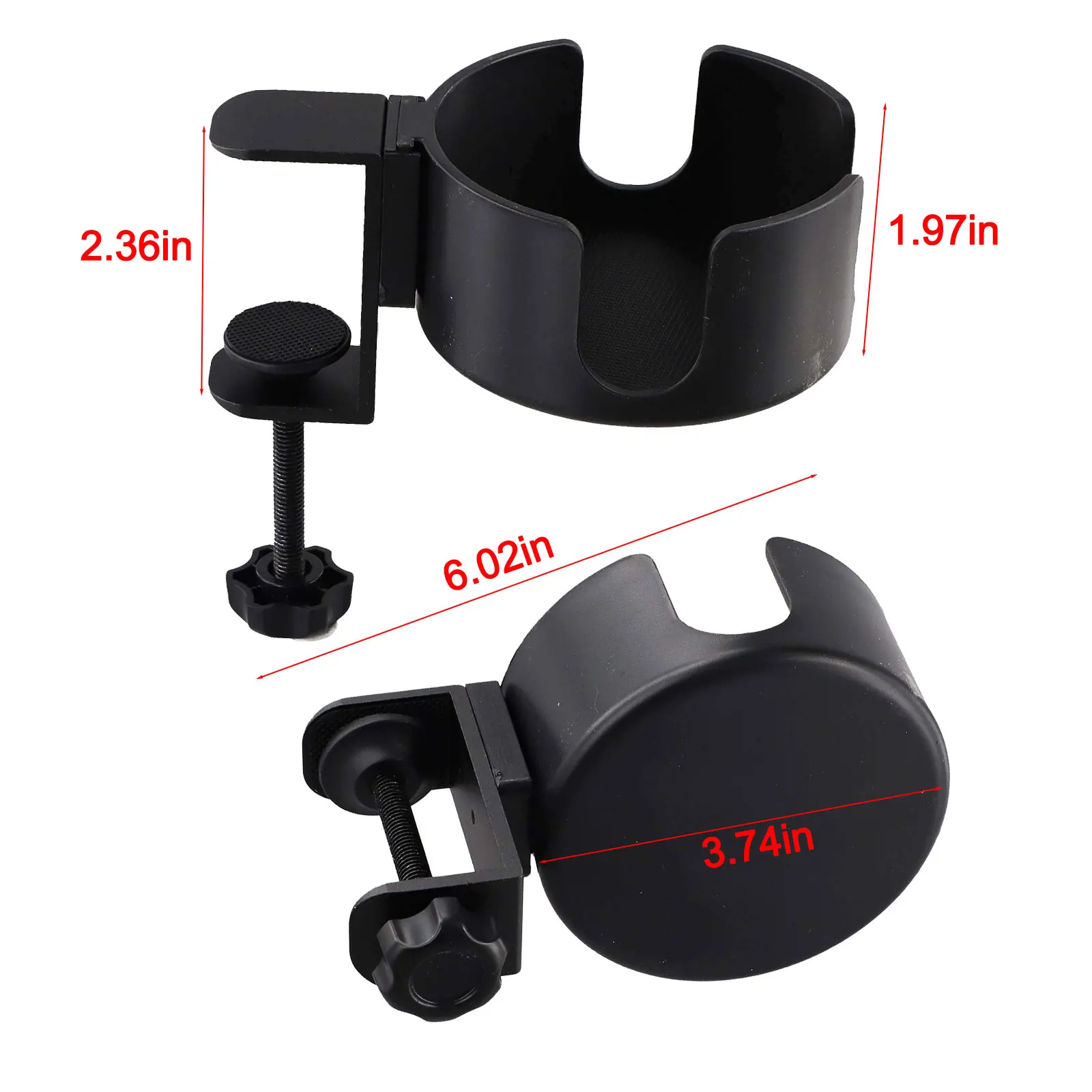 Desk Cup Holder Clamp Water Bottles Holder Coffee Cups For Desk Or Table Cup Tumbler Holders