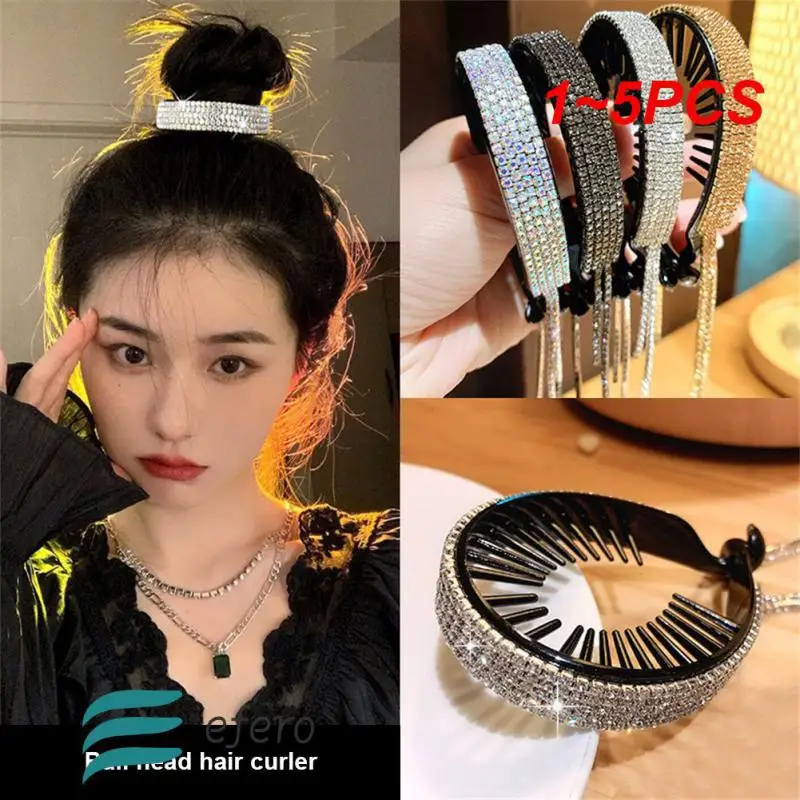 

Новинка, аксессуары для волос в виде фрикаделя, 1 ~ 5 шт., женская заколка-крабик для волос, Шпилька для волос в виде цветов, птичье гнездо