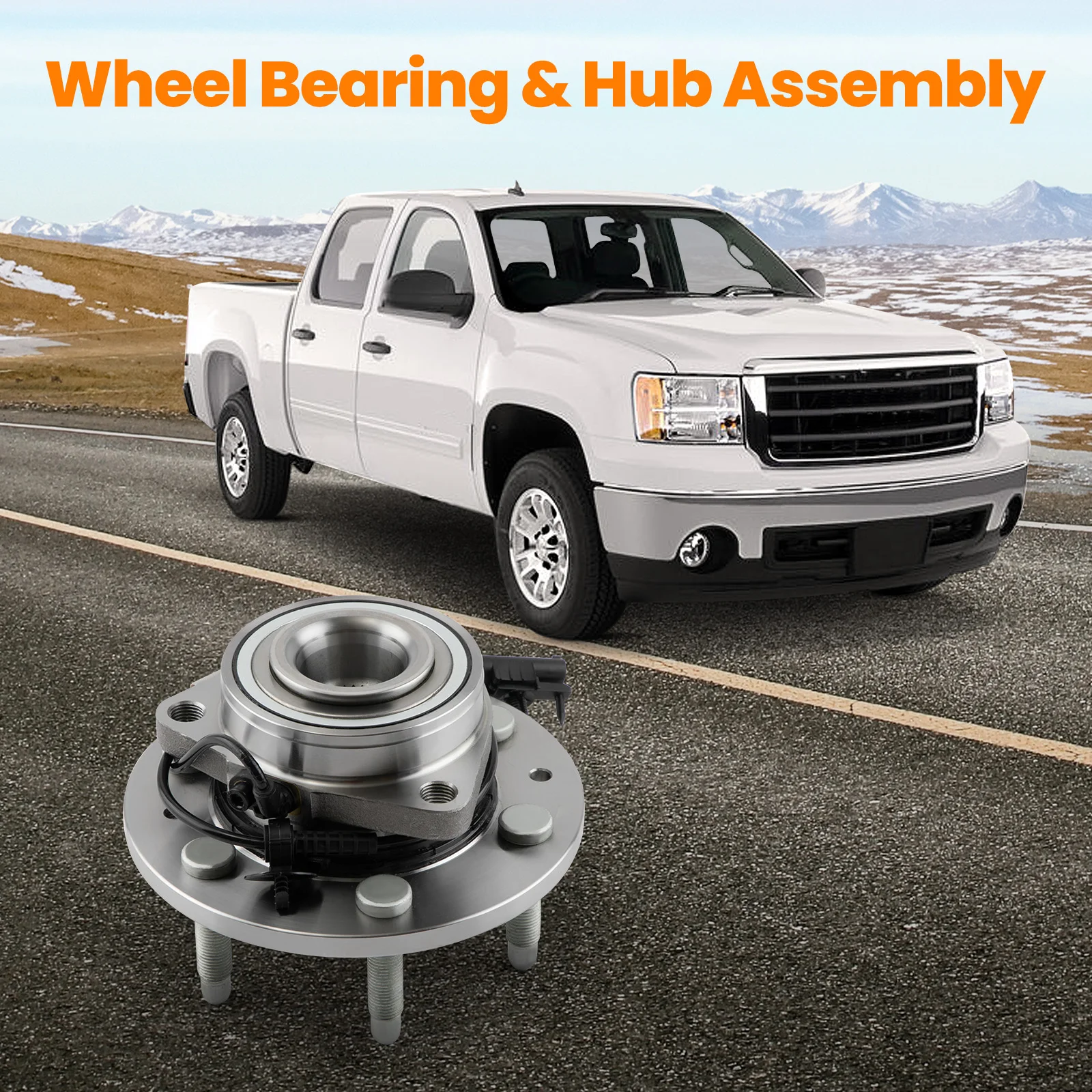 for AWD RWD Front Wheel Bearing Hub for Cadillac Escalade 25918329