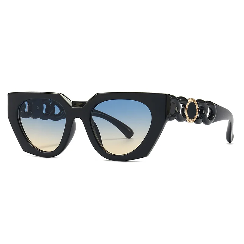 

Oversized Luxury Brand Designer Women's SunglassesTrand Cat Eye Unisex Sun Glasses Fashion Frame Eyewear Shades UV400
