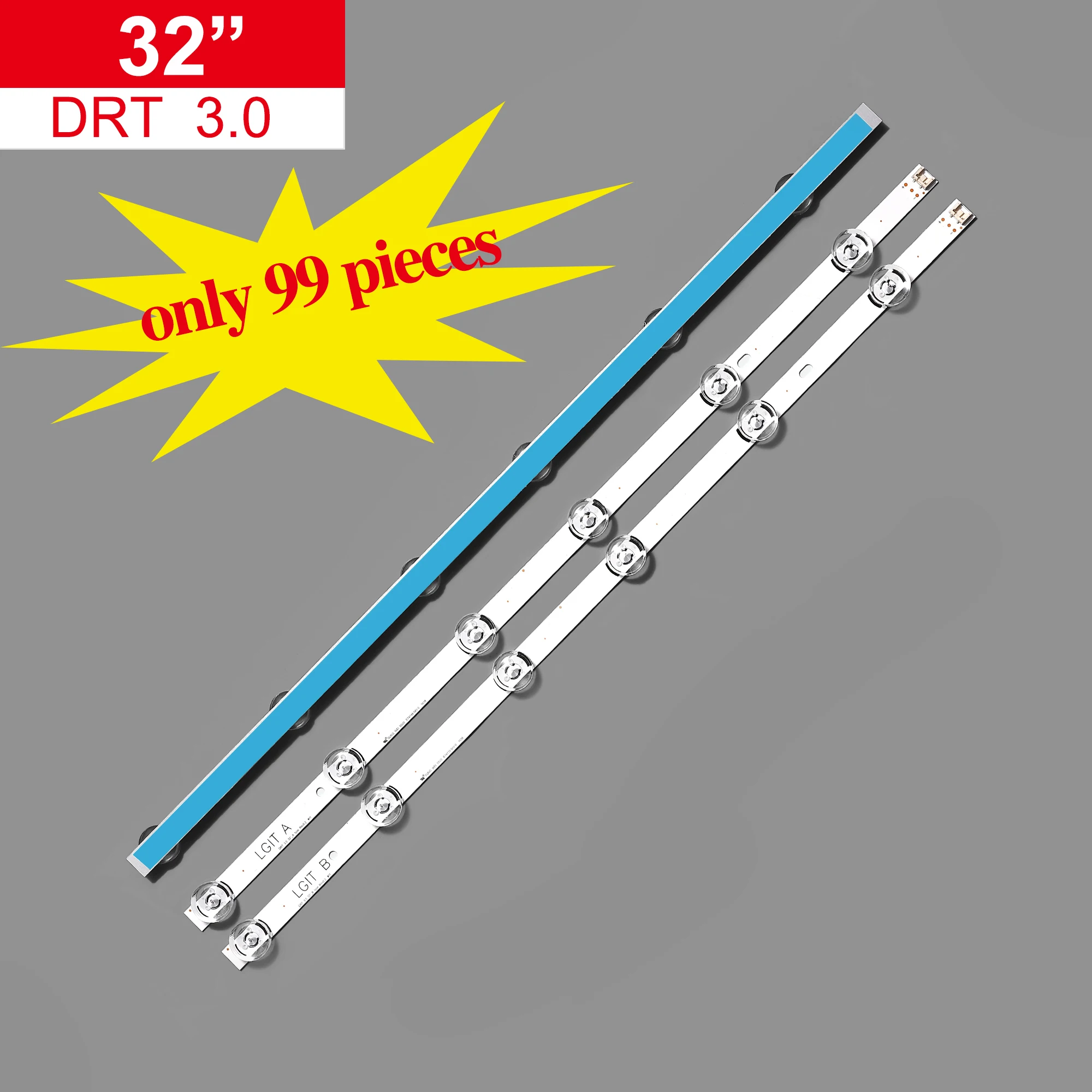 60pcs LED backlight strip for LIG INNOTEK DRT 3.0 32"_A/A/B 32MB25VQ 6916l-1974A 6916l-1981A 32LB5820 32LF580V 32LB5610 LC320DUE