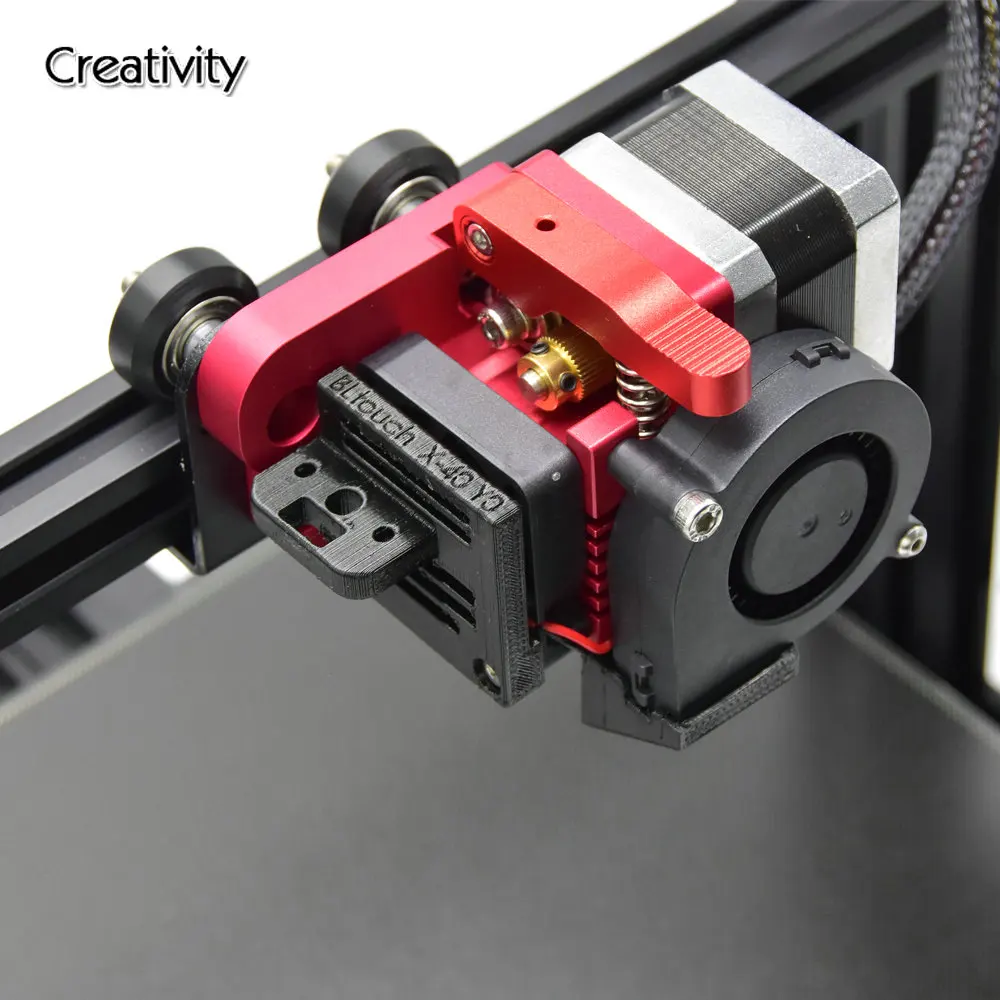 Atualizar Kit de Acionamento Direto Hotend 3d Toque Montagem 5015 Polia Turbo Ventilador Extrusora para Ender3 Cr10 cr 10s Pro Impressora 3d Mk8 - Imagem 6