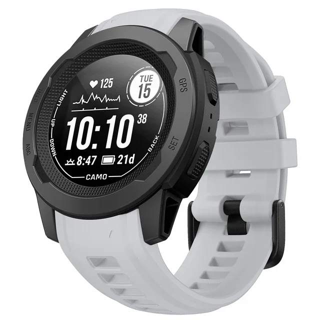 Soft Silicone Strap Fashion Watch Band Bracelet, 20mm 22mm Replaceable Rubber Wristband