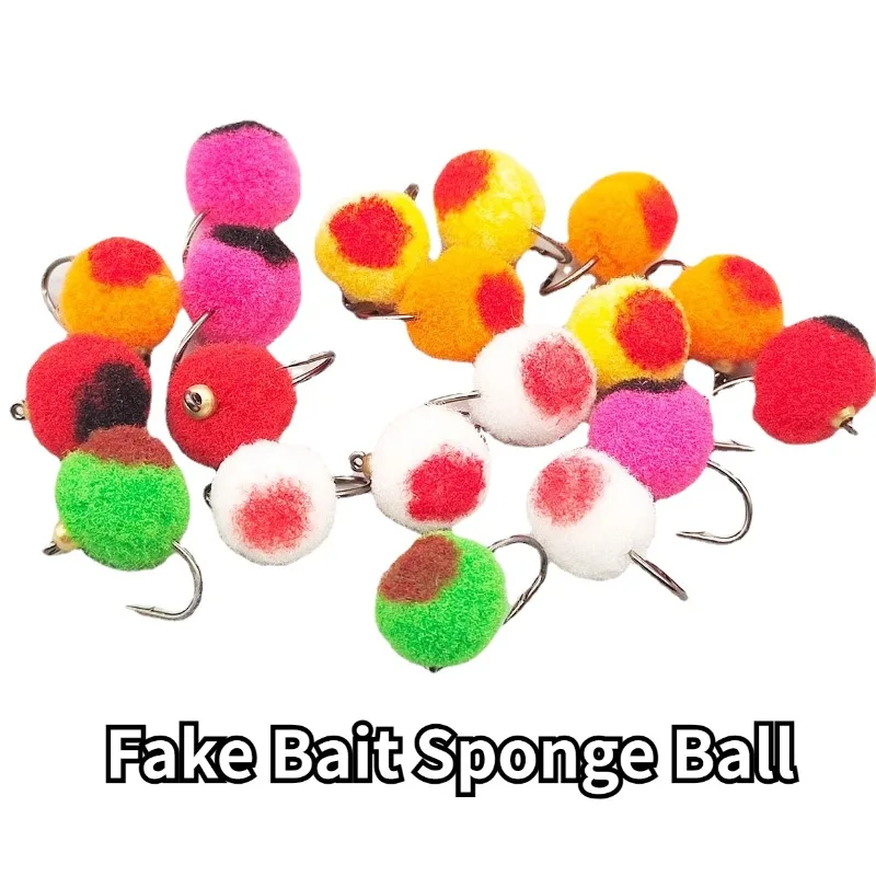 CarpFishingTroutOctopusBaitsBaitBallsFakeBaitSpongeBallBall