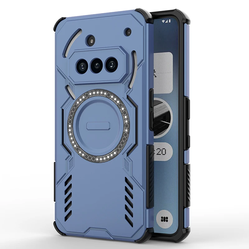Magnetic Armor Case with Strong Mag-Safe and Anti-Knock Protection