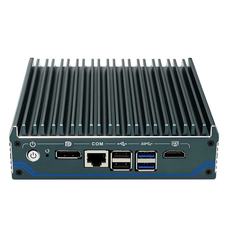 Yanling 12th Gen Intel N100 mini pc Firewall Router 4x i225-V 2.5G LAN Computer DDR4 RAM NVMe SSD Fanless MINI PC