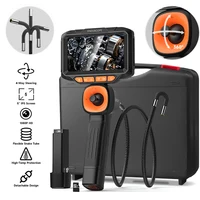 4-Way Articulating Endoscope 5’’Screen HD1080P 6.2MM All Way Joystick 360° Rotation Camera Car Inspection Borescope 32GB TF Card 1