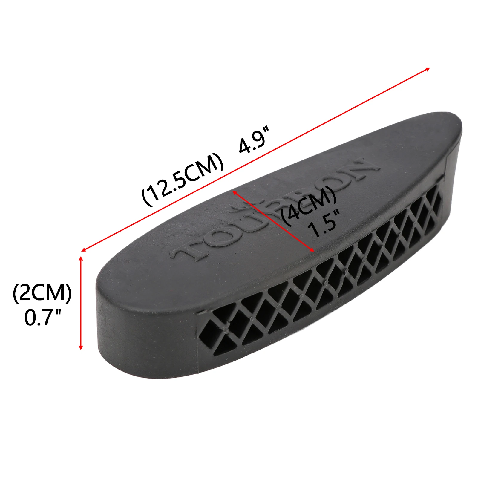Tourbon Hunting Accessories Airsoft Sports Shotguns Rifle Recoil Pad Buttstock Rubber Pad 1 Set