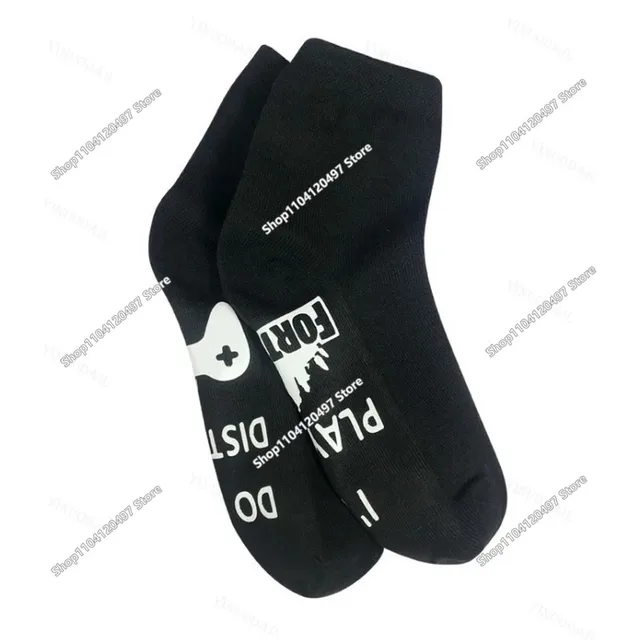 FORTNITE Sports Socks Summer Black White Breathable Low Cut Socks No Show Cotton Soft Athletic Casual Short Socks 6