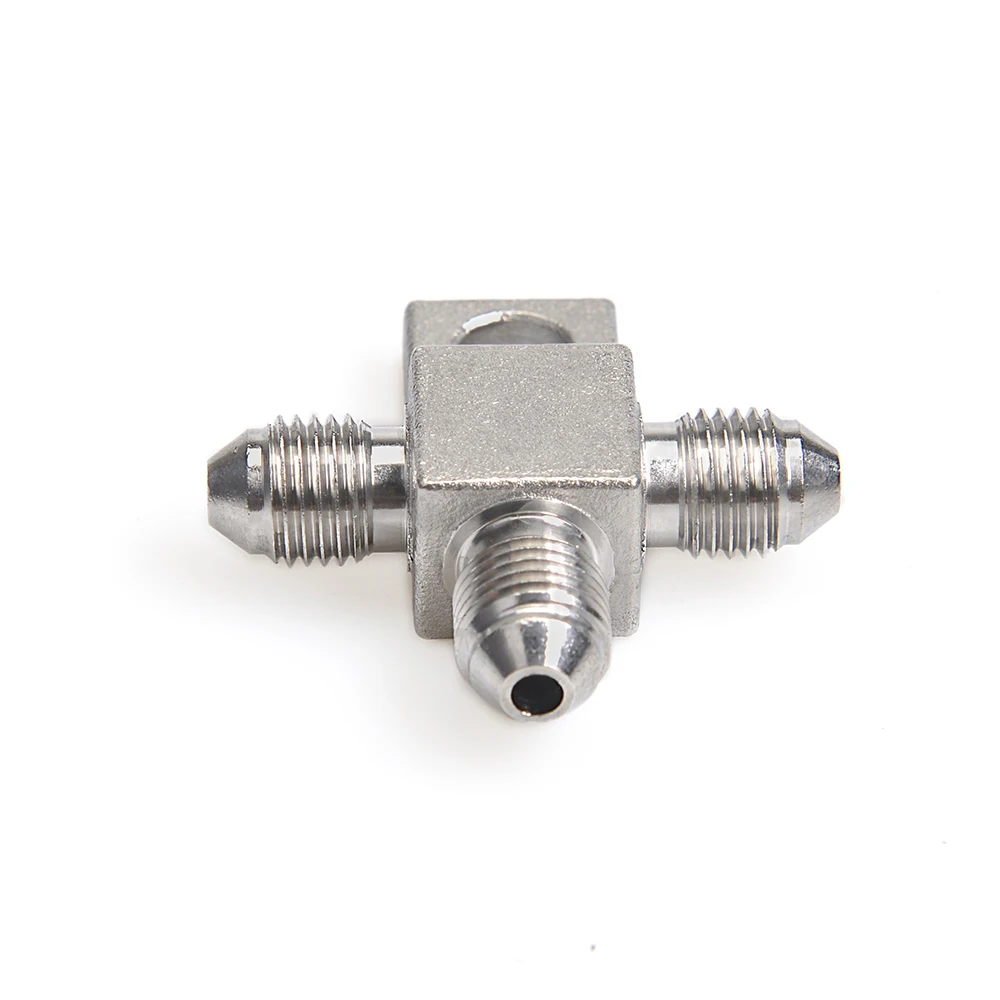 SS304 AN3 3AN T 3-WAY Tee Brake Hose Fittings Universal