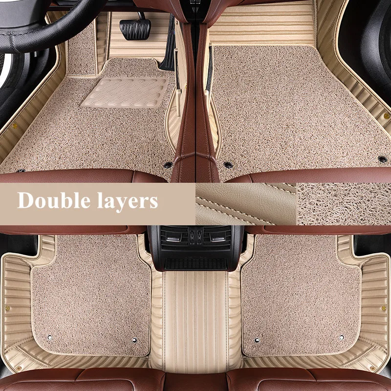 

Top quality! Custom special car floor mats for Mercedes Benz C 200 220d 250 300 350 W205 2021-2014 durable double layers carpets