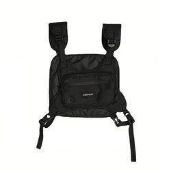 Large Capacity Tactical Streetwear Vest Bag (Black)