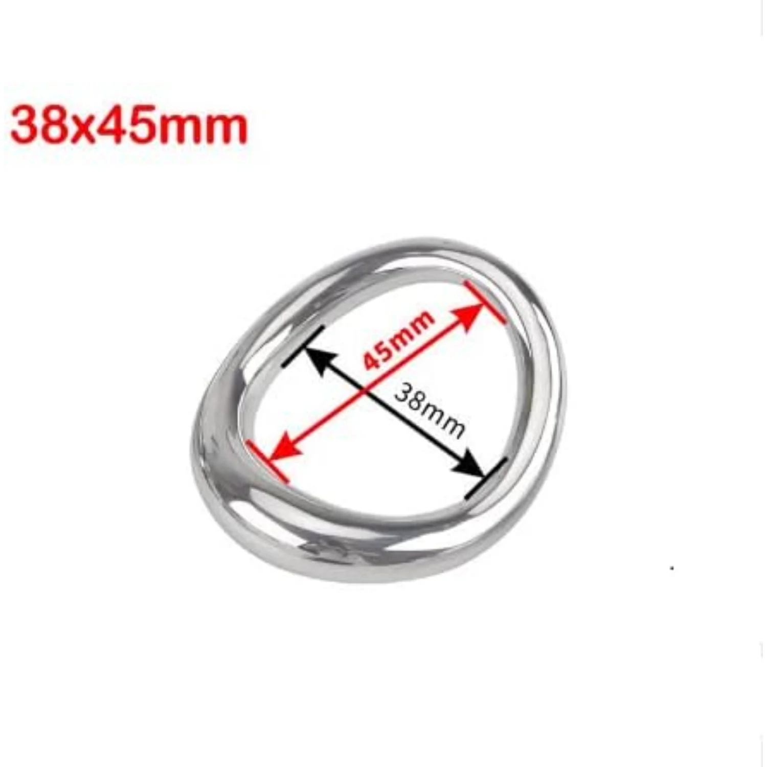 Curved Stainless Steel Delay Stretch Ring 48 x 54 mm Exercise Fixed Accessories stretch ring