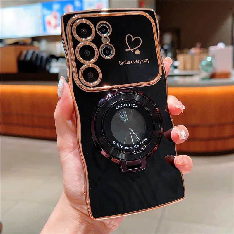 Rotatable Magnetic Kickstand Shockproof Phone Case - Anti-Drop Protection Cover