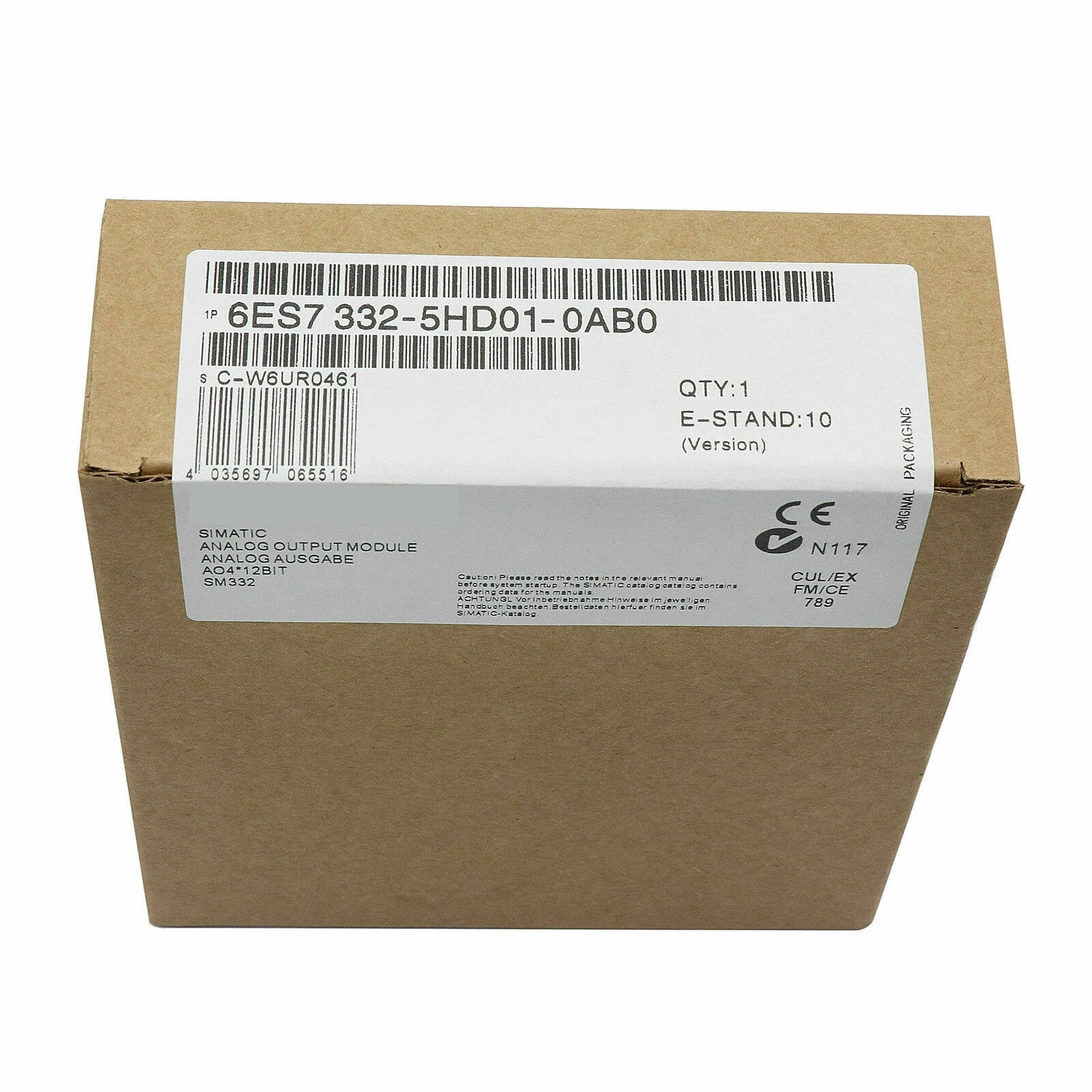 

One Original 6ES7332-5HD01-0AB0 SM 332 Output New In Box
