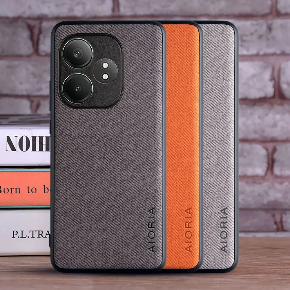 Luxurious Leather Textile Phone Case - Soft, Stylish Protective Cover