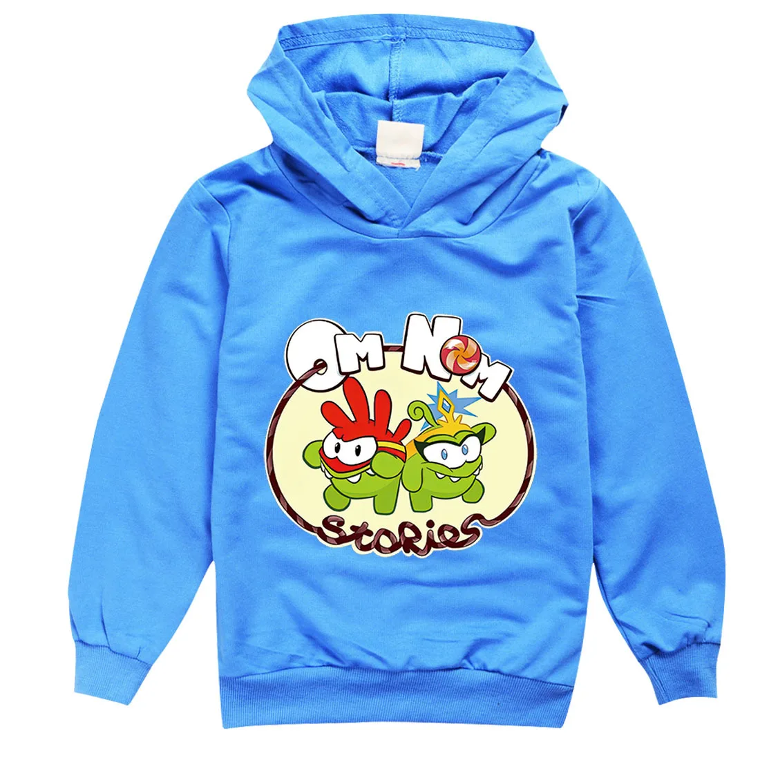 

Om Nom Stories Kids Hooded T Shirt Cotton Infant Girl Clothes Teenage Boys Fall Sweatshirt Costume for Little Baby Toddler Tees