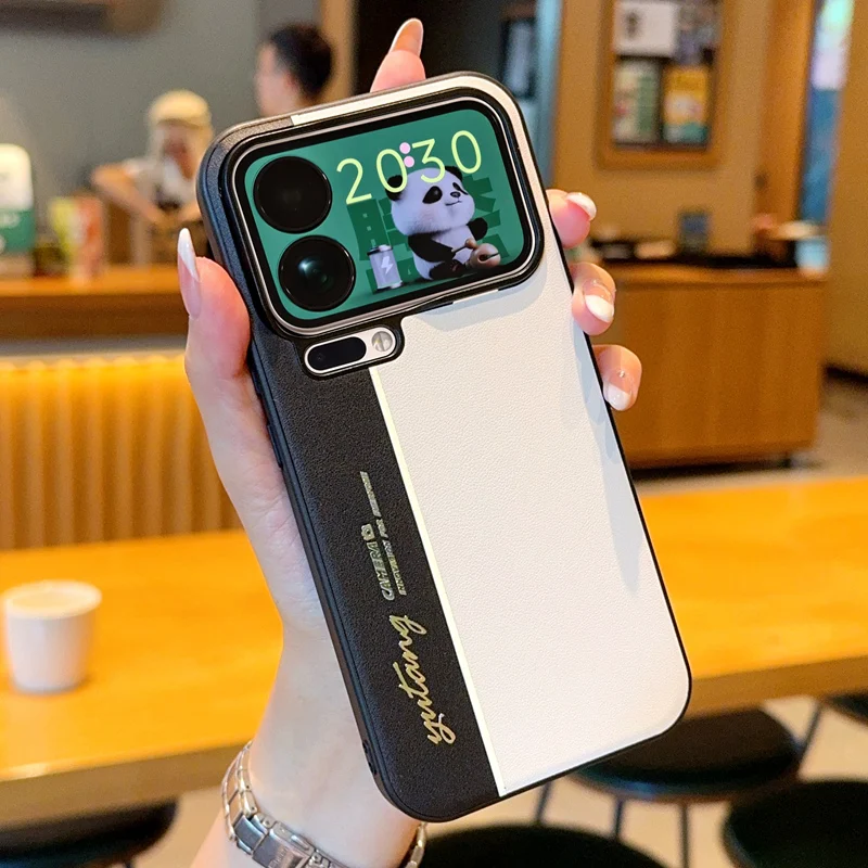 Stylish Color Collision Protective Phone Case with Durable Hard Shell Design