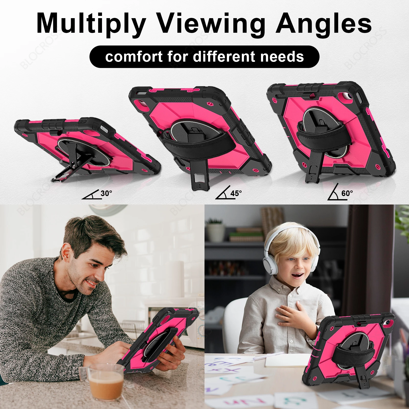 Durable Shockproof Kids Tablet Stand Case - Armor Cover