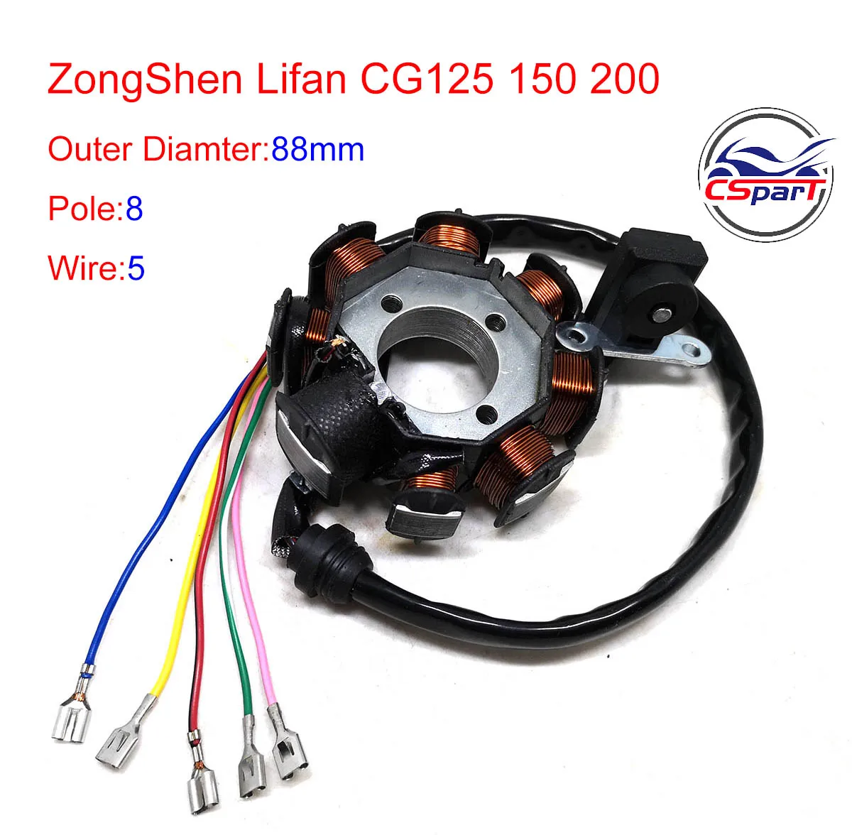 Magnetos Ricks Electric Magneto Stator Kawasaki Ninja ZX-12r