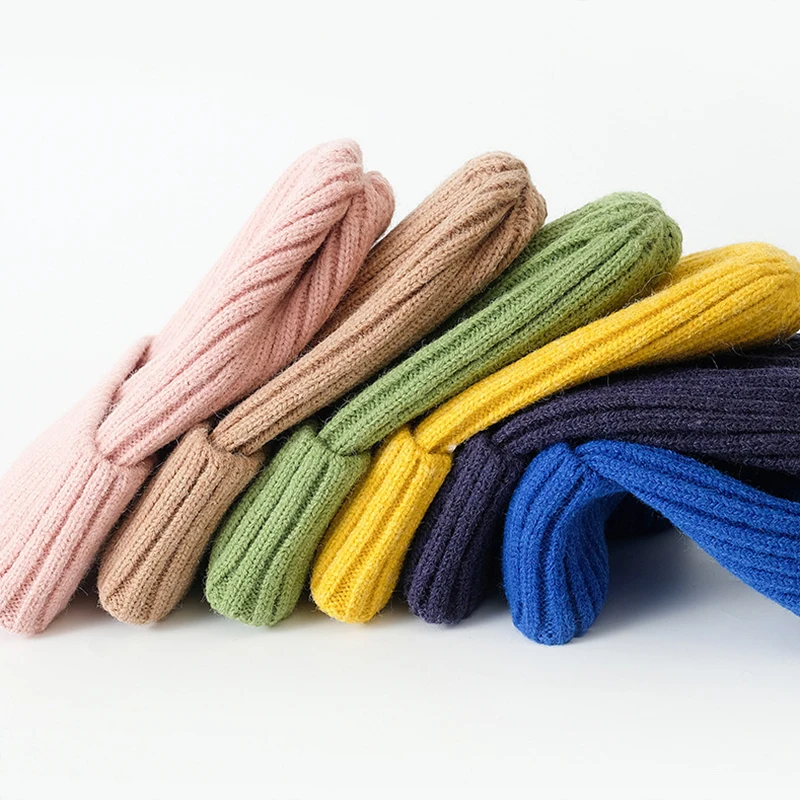 Nuovo berretto invernale per donna uomo ragazzo ragazza uncinetto Skullies cappello tinta unita unisex autunno berretti lavorati a maglia berretti selvatici_voghion.com