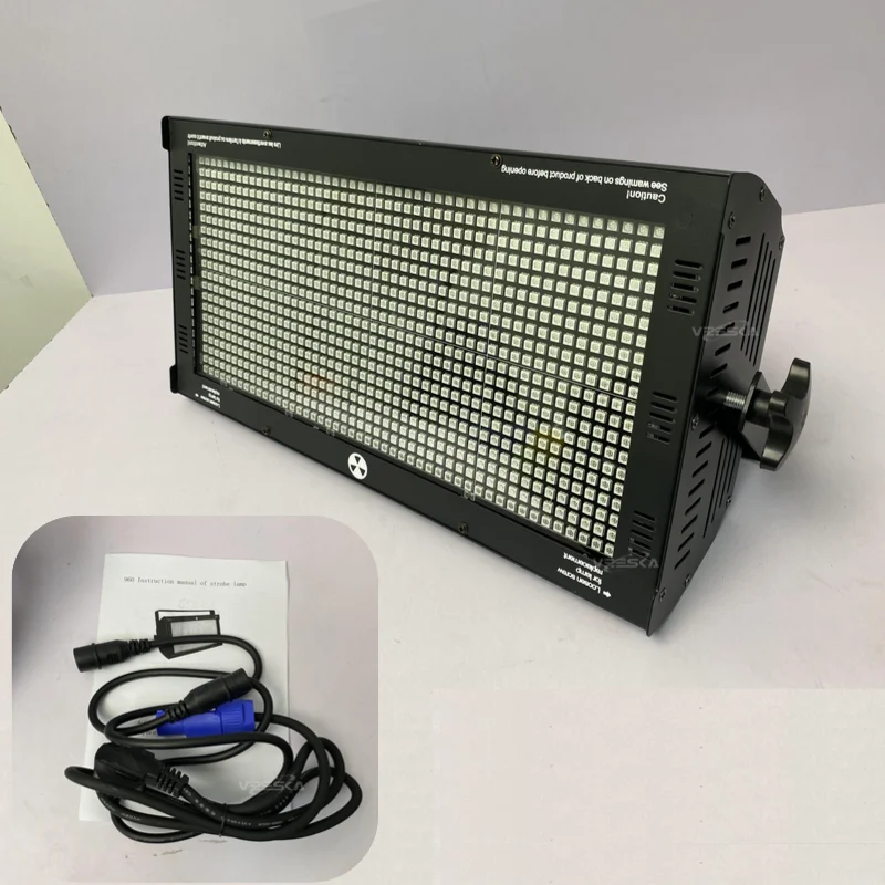 2Pcs/Lot 960 PCS LED 8 Segments RGB Strobe Light Voice Led Disco Full Color Flash Party Wedding Concert Flightcase 3