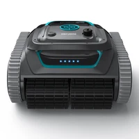 Robot Swimming Pool Cleaner Cordless APP Control Rechargeable Lithium Battery 6400mAh Route Planning for Tiles,PVC,Mosaic,Cement 1