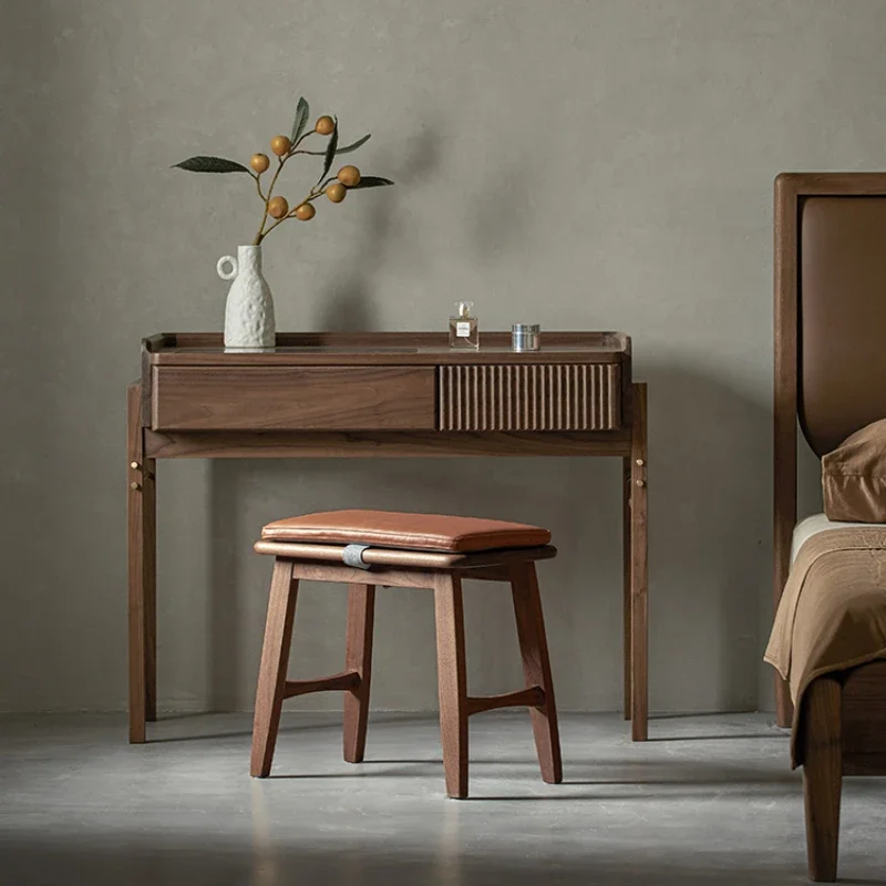 

Скандинавская мебель из твердой древесины, искусственной кожи, кожаная комбинация, черная мебель из ореха