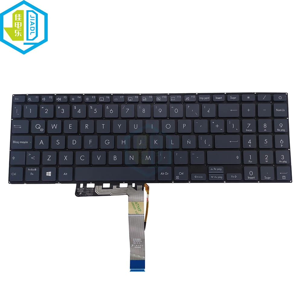 15, UX535, UX535LH, UX535QE, LA, Teclado espanhol, Laptop, PC Parts