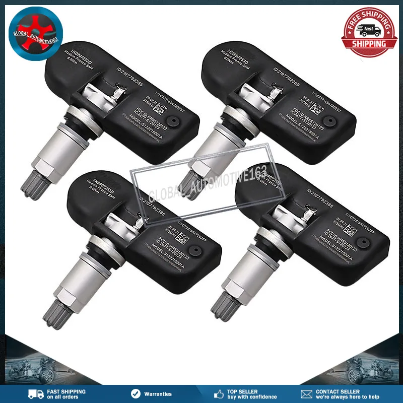 1K0907253D Tire Pressure Sensors 315MHz For Audi A3 A4 A5 Q5 S4 S5 TT