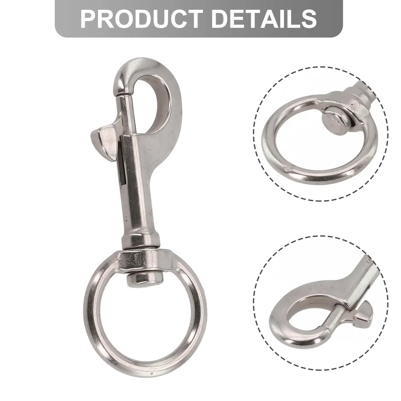 Hook Pet Leash Hook Bolt Snap 22g-99g 316 Stainless Steel Pet Leash Scuba Diving Spring