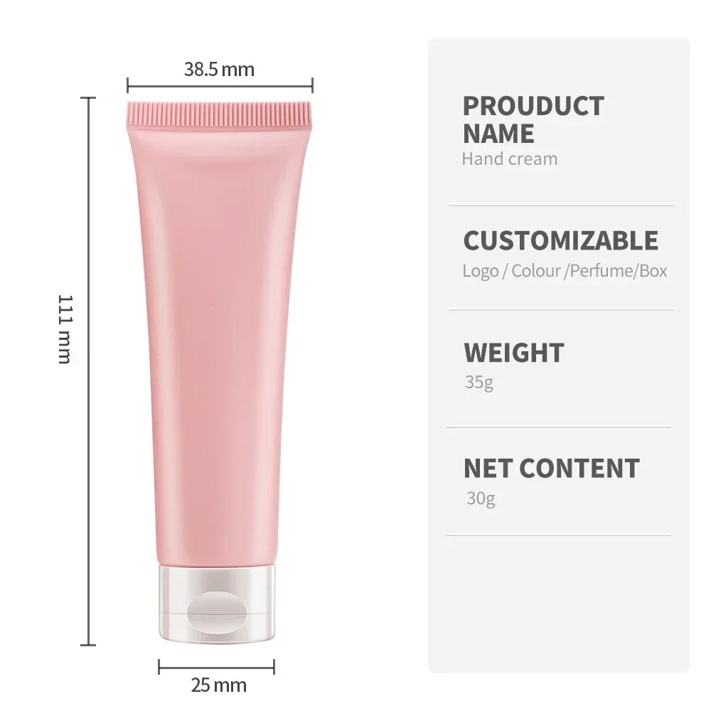 Private Label 30g Scrub Hand Cream Refreshing Moisturizing Nutritious Hydrating Makeup Bulk Cruelty Free 4 Flavors