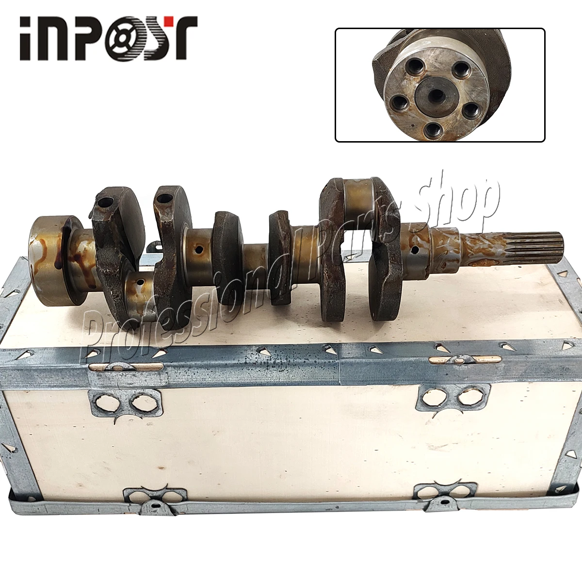 おこめ 1 個クランクシャフトクボタ D722 エンジンクランクシャフト 16861