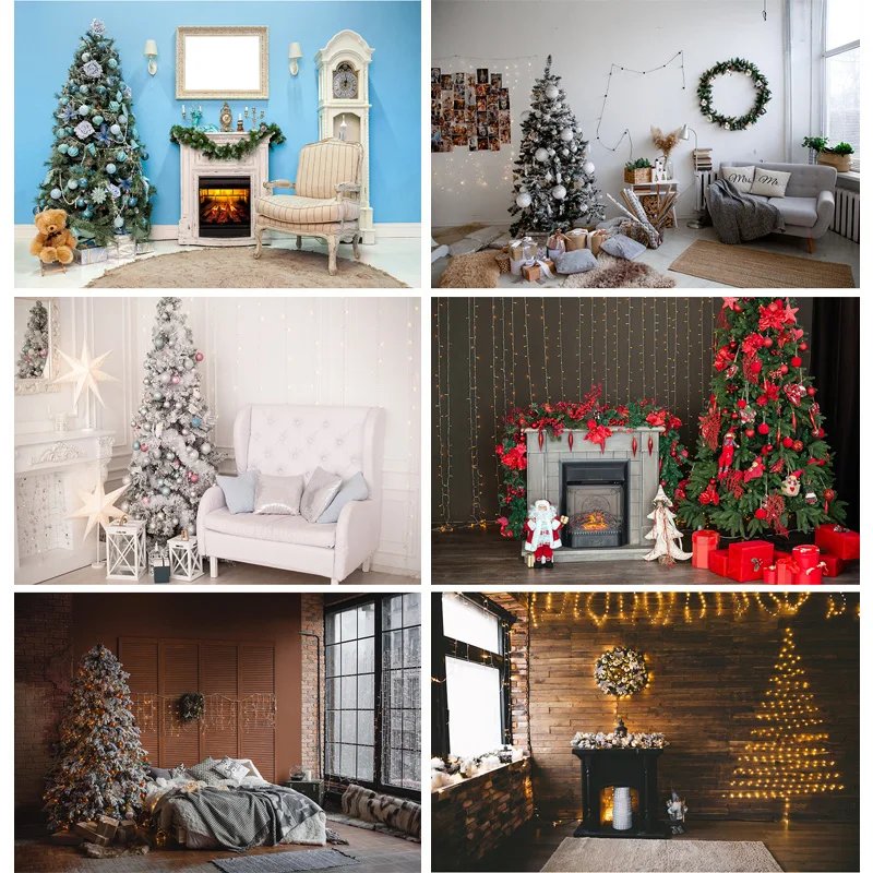 

Vinyl Christmas Photography Backdrops Fireplace Baby Party Decor Photographic Backgrounds Photo Studio Photocall 21526JPT-02