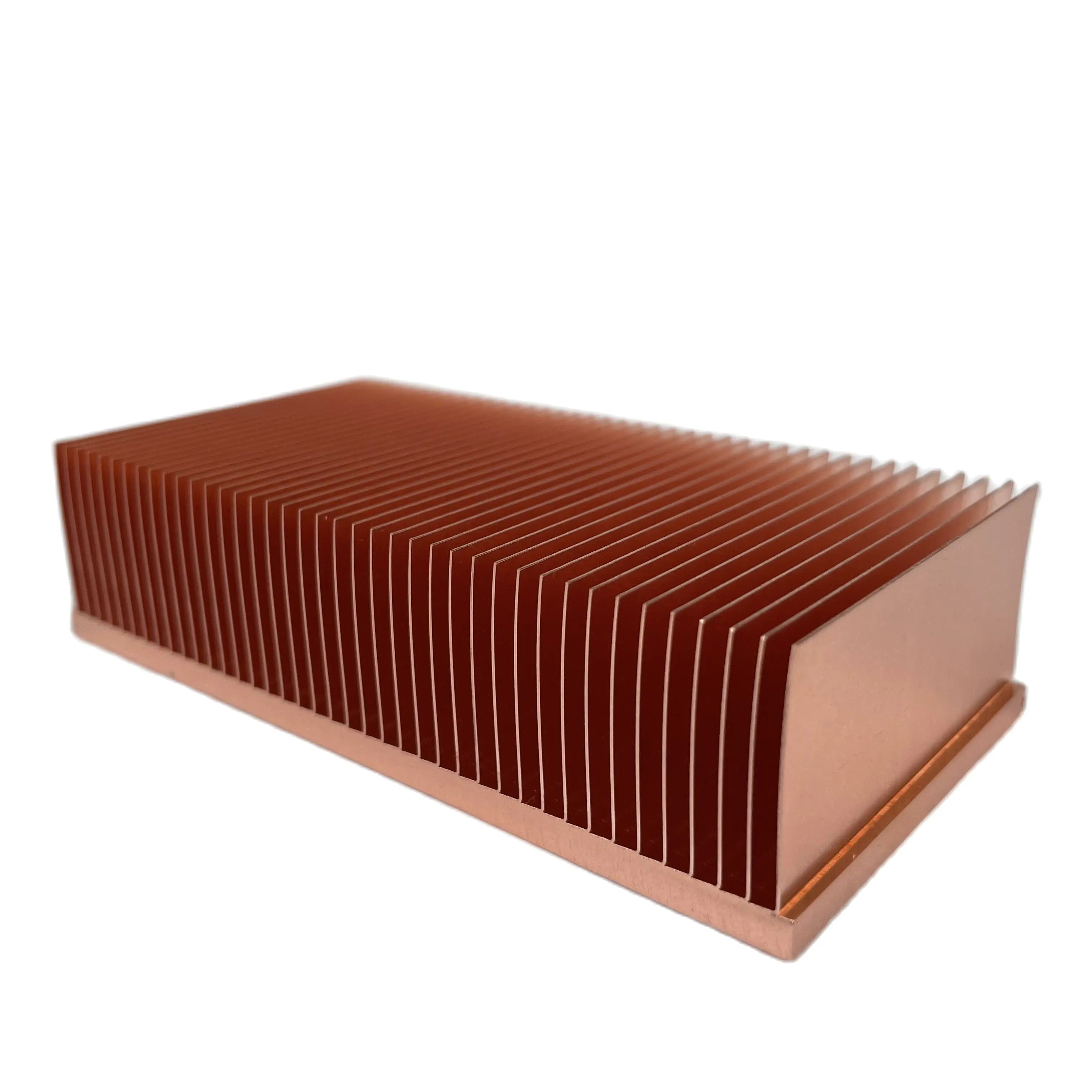 Dissipador de Cobre para o Servidor do Computador Poder Refrigerar 100*50*25 mm