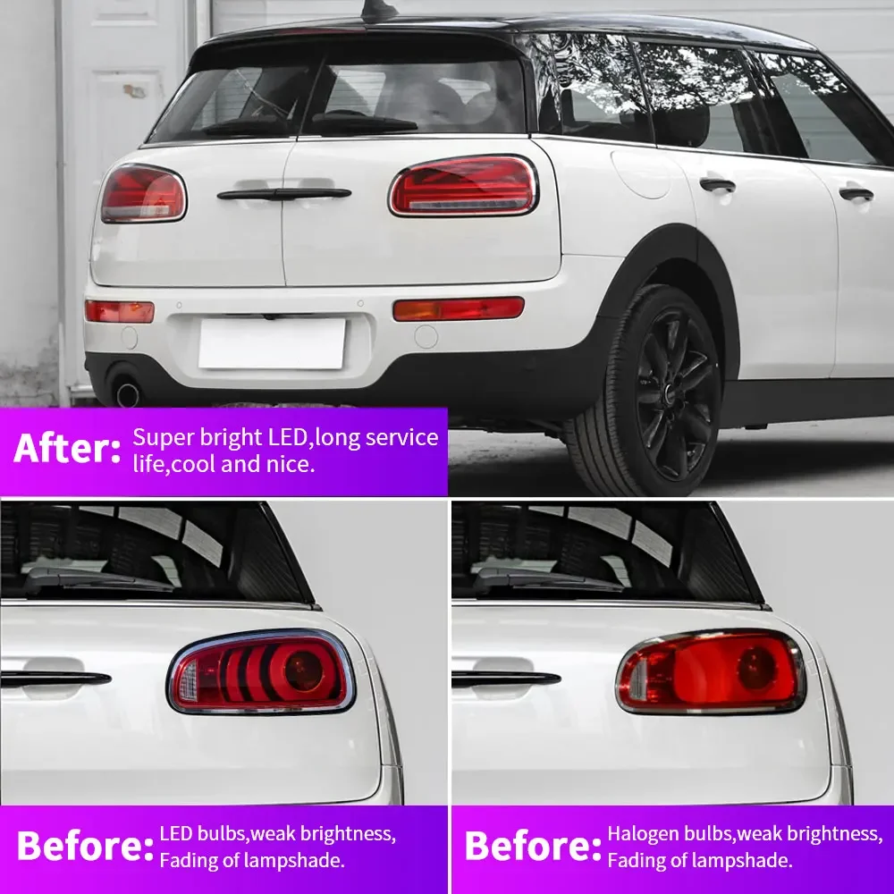 New Led Modify Taillight With Sequential Turning Signal Rear Lamp For MINI Clubman F54 2015- Union Jack