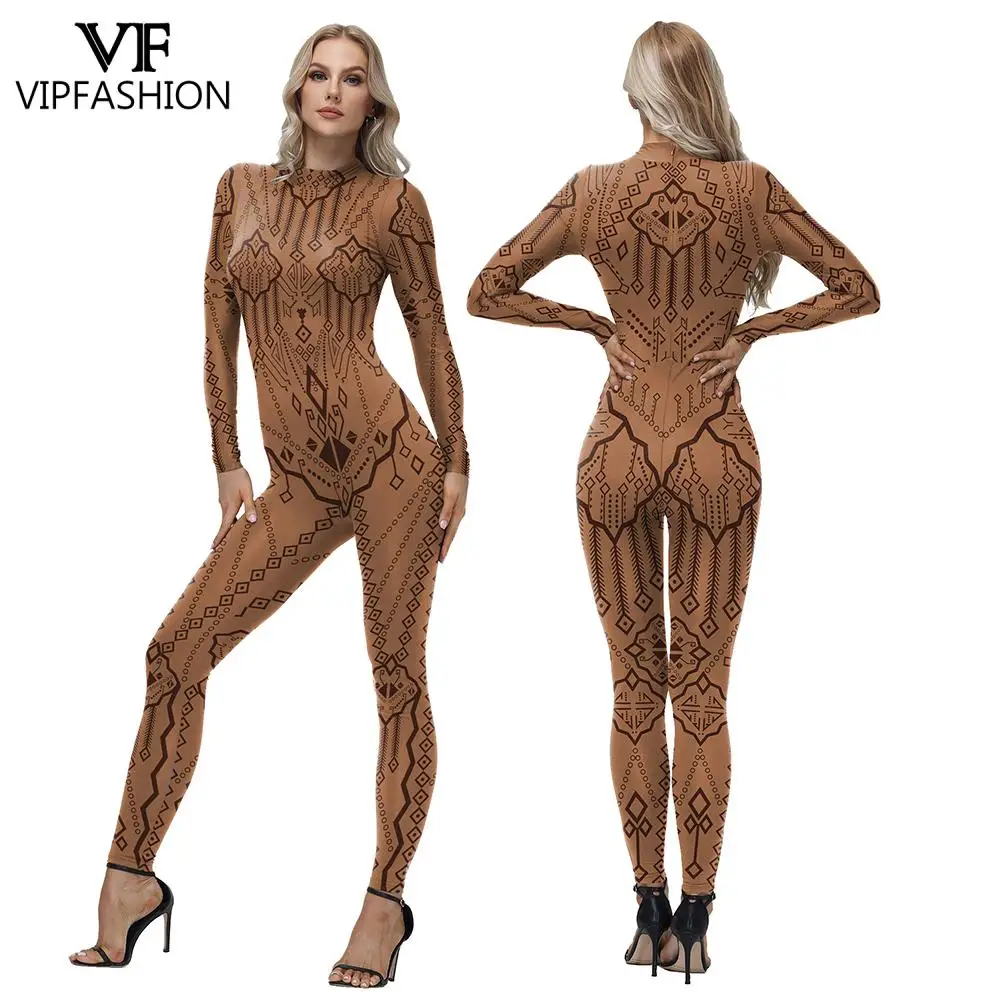 VIP FASHION Pleasure Seeker Costume Women Party Jumpsuit Carnival Zentai Suit Show Performance Catsuit Strenchy Bodysuit Clothes